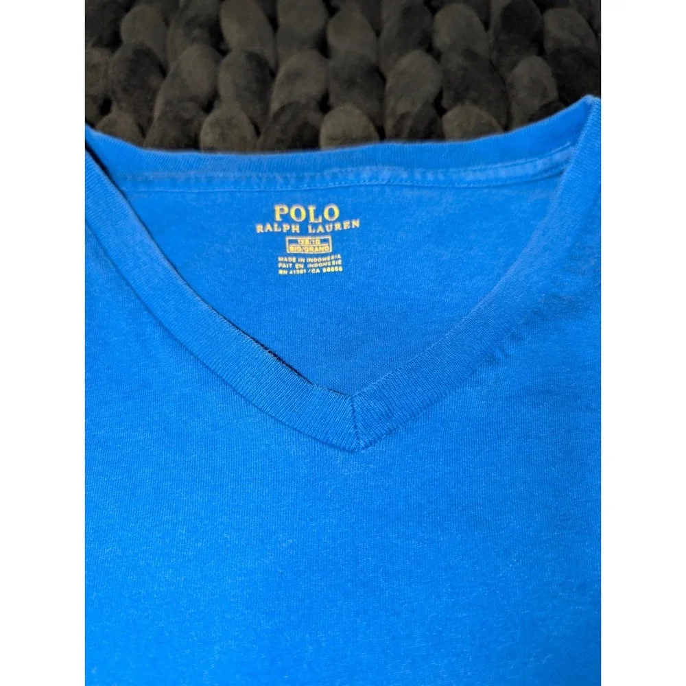 Polo Ralph Lauren Men's Blue Crew Neck Tshirt Big and Tall Size 1XB